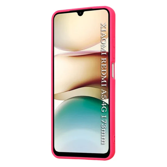 Калъф за Xiaomi Redmi A5 4G (стандартен) - Techsuit - SoftFlex - ярко розов