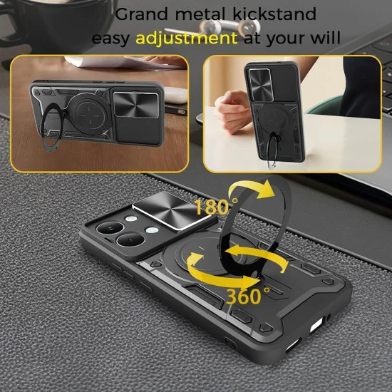 Калъф за Xiaomi Redmi A7 Pro 4G - CamGuard Pro - Techsuit - Син