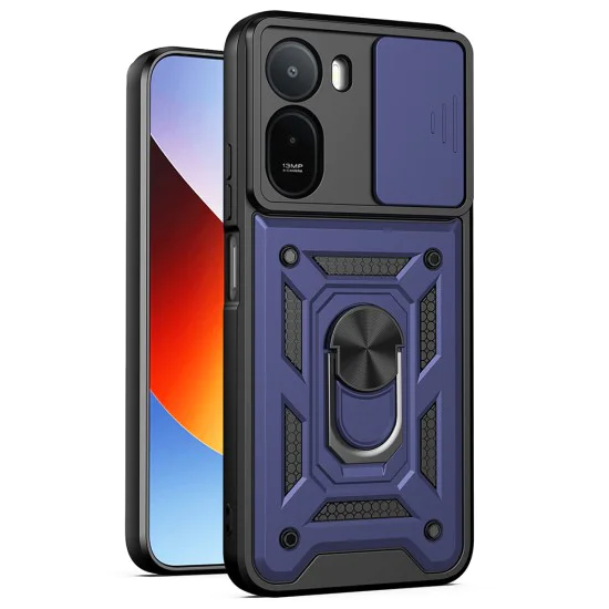 Калъф за Xiaomi Redmi A7 Pro 4G - CamShield Series - Techsuit - Син