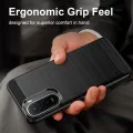 Калъф за Xiaomi Redmi A7 Pro 4G - Carbon Silicone - Techsuit - Черен