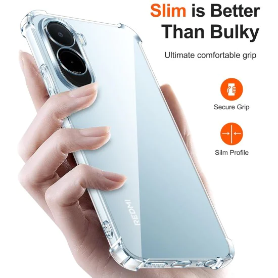 Калъф за Xiaomi Redmi A7 Pro 4G - Shockproof Clear Silicone - Techsuit - Прозрачен