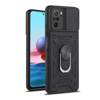 Калъф за Xiaomi Redmi Note 10 4G / Note 10S / Poco M5s - CamShield Series - Черен