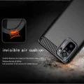 Калъф за Xiaomi Redmi Note 10 4G / Note 10S / Poco M5s - Carbon Silicone - Черен