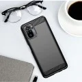 Калъф за Xiaomi Redmi Note 10 4G / Note 10S / Poco M5s - Carbon Silicone - Черен