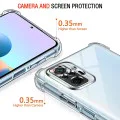 Калъф за Xiaomi Redmi Note 10 Pro / Note 10 Pro Max - Удароустойчив Прозрачен Силиконов - Прозрачен