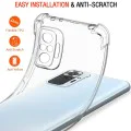 Калъф за Xiaomi Redmi Note 10 Pro / Note 10 Pro Max - Удароустойчив Прозрачен Силиконов - Прозрачен