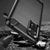 Калъф за Xiaomi Redmi Note 11 / Note 11S - Carbon Silicone - Черен
