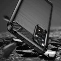 Калъф за Xiaomi Redmi Note 11 / Note 11S - Carbon Silicone - Черен