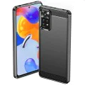 Калъф за Xiaomi Redmi Note 11 Pro 4G / Note 11 Pro 5G / Note 12 Pro 4G - Carbon Silicone - Черен