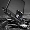 Калъф за Xiaomi Redmi Note 11 Pro+ 5G - Carbon Silicone - Черен