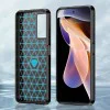 Калъф за Xiaomi Redmi Note 11 Pro+ 5G - Carbon Silicone - Черен