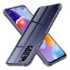 Калъф за Xiaomi Redmi Note 11 Pro+ 5G - Techsuit - Удароустойчив Clear Silicone - Опушено Черен