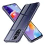 Калъф за Xiaomi Redmi Note 11 Pro+ 5G - Techsuit - Удароустойчив Clear Silicone - Опушено Черен