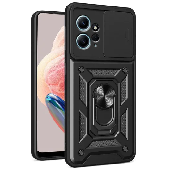 Калъф за Xiaomi Redmi Note 12 4G - CamShield Series - черен