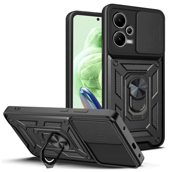 Калъф за Xiaomi Redmi Note 12 5G / Poco X5 - CamShield Series - черен