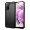 Калъф за Xiaomi Redmi Note 12S - Carbon Silicone - Черен