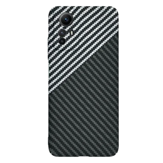 Калъф за Xiaomi Redmi Note 12S - Carbonite FiberShell - Stealth Gray
