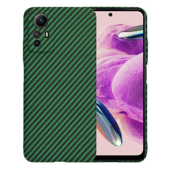 Калъф за Xiaomi Redmi Note 12S - Carbonite FiberShell - Зелен