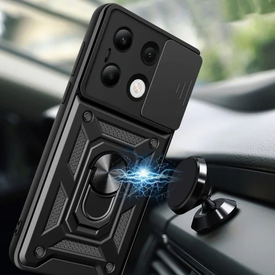Калъф за Xiaomi Redmi Note 13 4G - CamShield Series - син