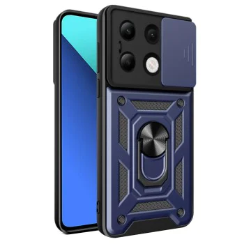 Калъф за Xiaomi Redmi Note 13 4G - CamShield Series - син