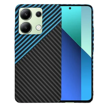 Калъф за Xiaomi Redmi Note 13 4G - Carbonite FiberShell - Blue Pulse