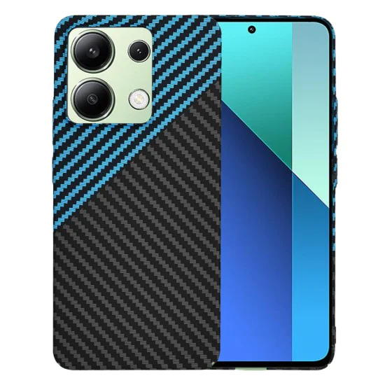 Калъф за Xiaomi Redmi Note 13 4G - Carbonite FiberShell - Blue Pulse