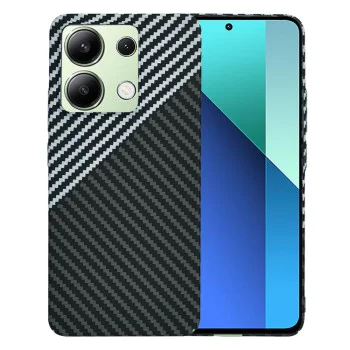 Калъф за Xiaomi Redmi Note 13 4G - Carbonite FiberShell - Stealth Gray