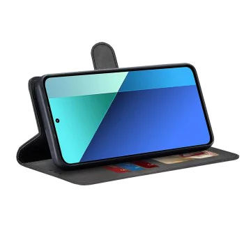 Калъф за Xiaomi Redmi Note 13 4G - Дневник - Черен