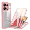 Калъф за Xiaomi Redmi Note 13 4G + Протектор - ColorVerse 360 ​​Series - Розов