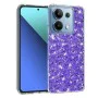 Калъф за Xiaomi Redmi Note 13 4G - Sparkly Glitter - Лилав