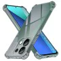 Калъф за Xiaomi Redmi Note 13 4G - Techsuit - Удароустойчив Clear Silicone - Опушено Черен