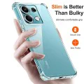 Калъф за Xiaomi Redmi Note 13 5G - Удароустойчив Прозрачен Силиконов - Прозрачен