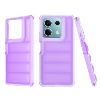 Калъф за Xiaomi Redmi Note 13 5G - Wave Shield - Лилав