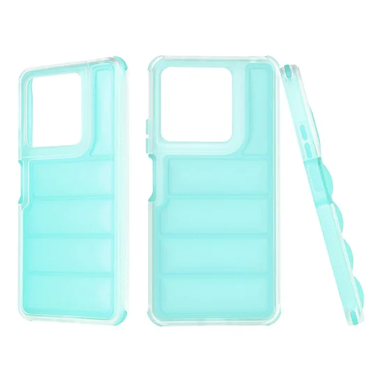 Калъф за Xiaomi Redmi Note 13 5G - Wave Shield - Turquoise