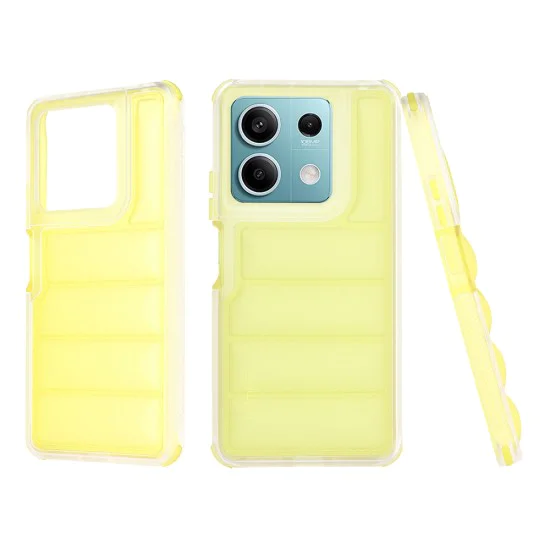 Калъф за Xiaomi Redmi Note 13 5G - Wave Shield - Жълт