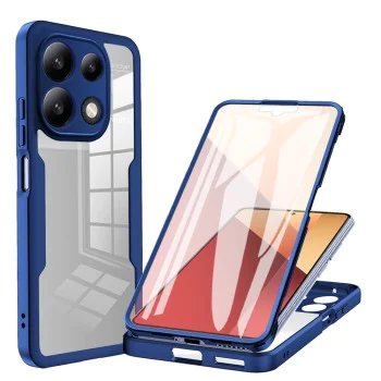 Калъф за Xiaomi Redmi Note 13 Pro 4G / Poco M6 Pro 4G 4G + калъф - ColorVerse 360 ​​Series - син