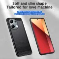 Калъф за Xiaomi Redmi Note 13 Pro 4G / Poco M6 Pro 4G - Carbon Silicone - Черен