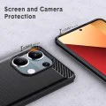 Калъф за Xiaomi Redmi Note 13 Pro 4G / Poco M6 Pro 4G - Carbon Silicone - Черен