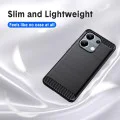 Калъф за Xiaomi Redmi Note 13 Pro 4G / Poco M6 Pro 4G - Carbon Silicone - Черен