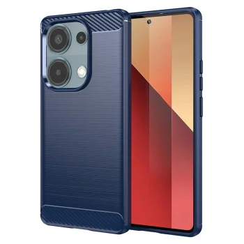 Калъф за Xiaomi Redmi Note 13 Pro 4G / Poco M6 Pro 4G - Carbon Silicone - Син