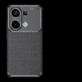 Калъф за Xiaomi Redmi Note 13 Pro 4G / Poco M6 Pro 4G - CarbonFiber - Черен