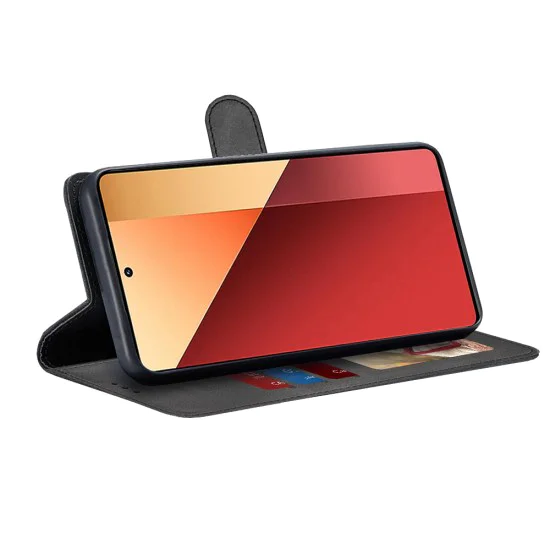Калъф за Xiaomi Redmi Note 13 Pro 4G / Poco M6 Pro 4G - Дневник - Черен