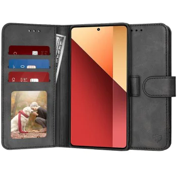 Калъф за Xiaomi Redmi Note 13 Pro 4G / Poco M6 Pro 4G - Дневник - Черен