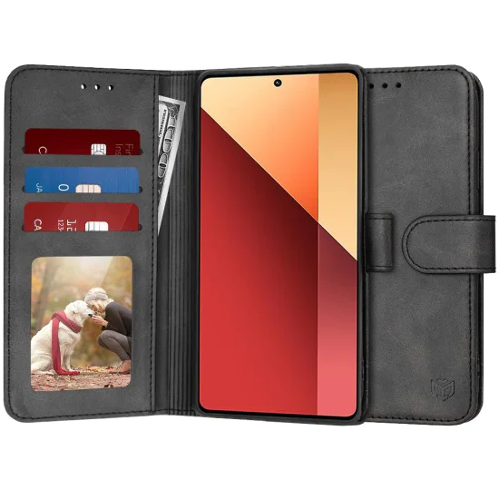 Калъф за Xiaomi Redmi Note 13 Pro 4G / Poco M6 Pro 4G - Дневник - Черен