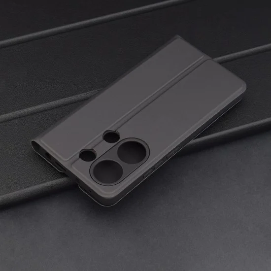 Калъф за Xiaomi Redmi Note 13 Pro 4G / Poco M6 Pro 4G - Magskin Book - Черен