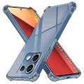 Калъф за Xiaomi Redmi Note 13 Pro 4G / Poco M6 Pro 4G - Techsuit - Удароустойчив Clear Silicone - Опушено Черен