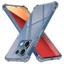 Калъф за Xiaomi Redmi Note 13 Pro 4G / Poco M6 Pro 4G - Techsuit - Удароустойчив Clear Silicone - Опушено Черен
