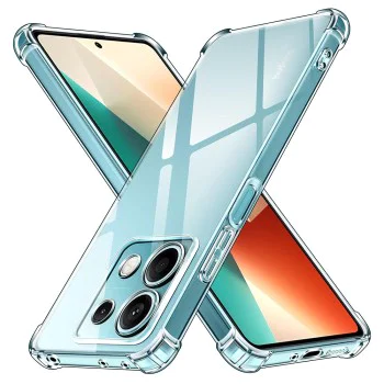 Калъф за Xiaomi Redmi Note 13 Pro 4G / Poco M6 Pro 4G - Удароустойчив Прозрачен Силиконов - Прозрачен
