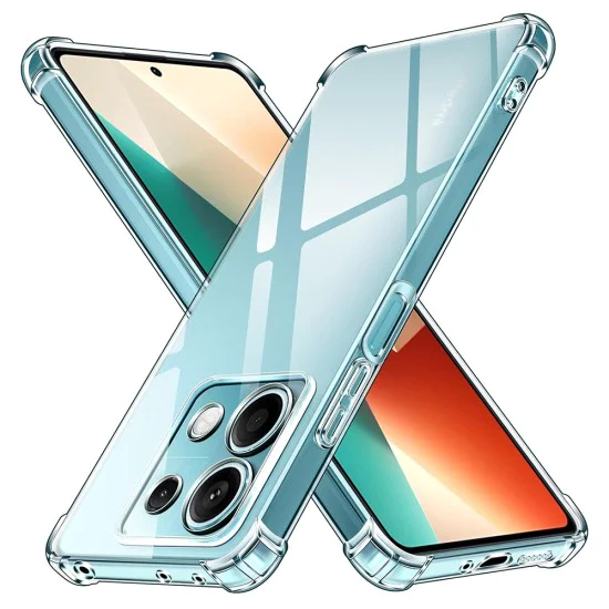 Калъф за Xiaomi Redmi Note 13 Pro 4G / Poco M6 Pro 4G - Удароустойчив Прозрачен Силиконов - Прозрачен