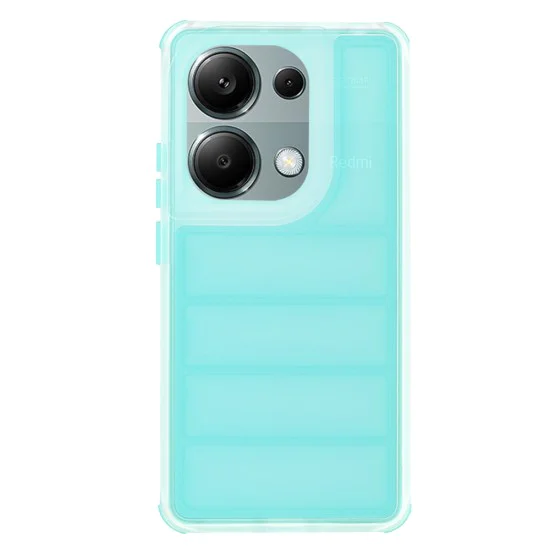 Калъф за Xiaomi Redmi Note 13 Pro 4G / Poco M6 Pro 4G - Wave Shield - Turquoise